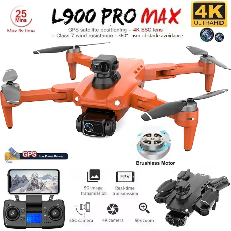 L900 Pro MAX GPS Drone 4K Prof - đánh giá và giá Drone Battery Case