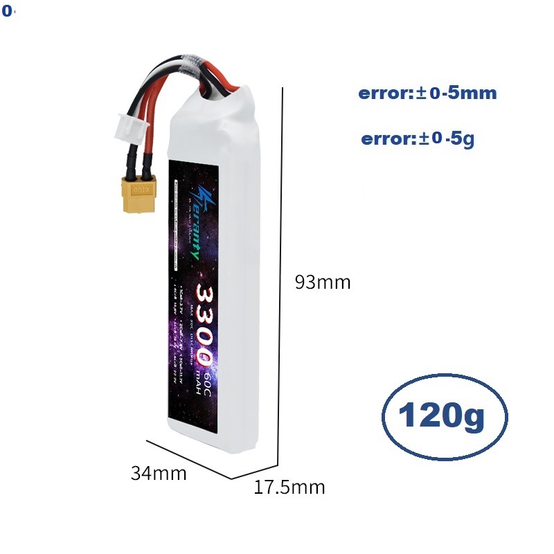 2S 7.4V LiPo Battery 3300mAh 6 - đánh giá và giá Drone Battery 3S